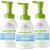Babyganics Foaming Pump Hand Sanitizer, Alcohol Free, Fragrance Free, Kills 99.9% of Common Bacteria, Moisturizing, 8.45 Fl Oz (Pack of 3)