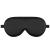 Alaska Bear Sleep Mask Silk Cover - Eye Contour Built in No Pressure - Handmade Upgrade Over Conventional Flat Thin Shades (Black Gift Ready Packaging)