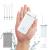 Water Flosser Mini Cordless Portable Oral Irrigator Water Teeth Cleaner Pick Telescopic Water Tank 3 Modes  IPX7 Waterproof Home  Travel Water Flossers for Teeth Braces Bridges Care. White