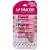Lip Smacker Flavored Lip Balm & Pink Lanyard Set | Strawberry  Cotton Candy  Watermelon  Oatmeal Cookie Flavors | For Kids | Stocking Stuffer | Christmas Gift | Set of 4 O & B