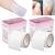 NICENEEDED 2 Rolls Fiberglass Silk Nail Wrap Self Adhesive Bandage Tape Easy Trimerable for Damaged Nail Tips Repair Nail Art Extension Stickers Nail Protector Tools for Nail Design Solid