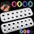 Resin Ring Molds Silicone, Silicone Molds for Epoxy Resin, Resin Molds 14 Sizes with Round and Rhombic Faces for Making Rings, Earrings, Pendants, Crafts for Christmas Gifts