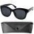 Mini glasses Stylish retro sunglasses with prescription plastic glasses frame with a thick frame and large glasses free case reading sun glasses women retro black 1.5 diopters