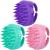3 Pieces Hair Scalp Massager Shampoo Brush Silicone Head Washer Brush Handheld Shower Scalp Scrubber Cleansing Brush for Removing Dandruff 3 x Multi Color