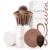 Make-up brushset Luvia Prime Vegan Pro 12 make-up brush including brush storage blender sponge & cleaning mat for cosmetic brushes mother-of-pearl & coffee single