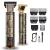 Beard Trimmer for Men, CandyFouse Professional Hair Trimmer Hair Clippers for Men, Cordless Rechargeable with LCD Display, Approaching Zero Gapped Cutting Grooming Kit Bronze