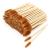 Tbestmax 150 Disposable Mascara Wands Eyelash Brush Spoolies for Eye Lash Extension Eyebrow Bamboo Stick Brown