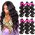 Beauty Princess Brazilian Hair Body Wave 3 Bundles 16 18 20inchs 9A Human Hair Weave Bundles Natural color 16/18/20 Inch 3 Bundles