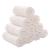 Baby Msulin Washcloths -6 Layer Soft Absorbent Face Towel - Natural Newborn Wipes for Delicate Skin - Baby Registry as Shower White 12x12 Inch (Pack of 10)