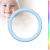 Adapter for pacifier & chain | Silicone O-ring | baby blue