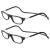 TBOC Pack: Reading glasses reading aid for men - (two units) Diopttria +1.50 Black version Strength PC Mobile phone foldable woman man man magnetic closure clip presumption of presumption presbyopia +1.50 dioptria (2 pack) black +black