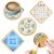 WATHFKCU 4 Sets DIY Glass Mosaic Tiles for Crafts Mixed Color Mosaic Kits with Wooden Coaster for Adults Mosaic Crafts Materials Package for Coaster Handmade Home Decor Gifts