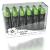 Magic Kiss Pack of 12 Color Changing Aloe Vera Lipstick set MADE IN USA (Green)