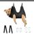 Dog care hammock set for dogs and cats hammocks for nail trimming pet care hammock nail cutting agent ear/eye care helpers for small and large pets (s)
