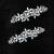 Golewedy Rhinestone Hair Clips PCS ancy Bridal Hair Clips Crystal Hair Clip Barrette Hair Barrettes for Women Rhinestone Hair Accessories