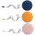 3 Pack Tape Measure 3m/120" Body Measuring Tape for Body Cloth Tape Measure Fabric Tailors Sewing Medical Measurements TapeLeather Tape Measure Retractable Dual Sided Ruler Orange Blue Pink
