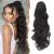BARSDAR Ponytail Hair Extensions Long Wavy Claw Clip in Ponytail Extension Natural Synthetic Ponytails Hairpiece for Women Daily Use Party Halloween(20'' Dark Brown) 20 Inch (Pack of 1) Dark Brown