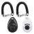 Diyife dogs clicker training clicker with hand loop clicker with a large button dog training and dog training for dog cat horse (2 pieces) black + white