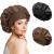 2pcs Satin Bonnet Silk Bonnet for Curly Hair Hair Bonnet Silk Hair Wrap for Sleeping Night Sleep Cap for Women (Black Coffee)