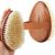 Premium shower brush for dry brushing can carried around Comfortable Dry brushing body brush to remove dead skin and cellulite  Dry Wet Exfoliator Brush   Dry brush for shower for Softern Glowing Skin Ebony water drop sh...