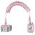 Pinenuts Anti Lost Wrist Link Belt 2.5M Toddler Safety Harness Walking Leash Kids Wrist Strap Children Wrist Reins with Security Lock Elastic Walking Hand Belt for Boys Girls
