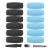 12 Pack Replacement Rollers for Amope Pedi Refills Electronic Perfect Foot File-(6 Extra Coarse& 6 Regular Coarse) 14 Piece Set