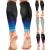 aZengear Calf Compression Sleeves for Men & Women - Shin Splint and Calf Support Brace - Compression Calf Guards - Leg Sleeves for Torn Muscle Cramps (S-M Black w/Blue) S-M Black w/Blue