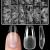 Zifuton press on nails ballerina - soft gelpic tips for gel nails Coffin 504 pieces artificial nails fake nails tips full cover nail tips transparent for nail studios starter diy -10 sizes medium coffee
