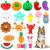 A cover dog toys 18 squeaking dog toys puppy toys dogs plush toys for dogs made of natural cotton cuddly toy for puppies medium and large dogs.