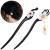 2 Pieces Chinese Japanese Style Hair Sticks Flower Wooden Hair Chopsticks Retro Flower Decor with Tassel Wooden Handmade Hairpin Hair Accessories for Women Girls Long Hair