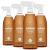 Method Daily Wood Cleaner, Plant-Based Formula That Cleans Shelves, Tables, and Other Wooden Surfaces While Removing Dust & Grime, Almond Scent, 28 oz Spray Bottles, 4 Pack, Packaging May Vary Spray 28 Fl Oz (Pack of 4)