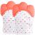 Bite glove made of food -safe silicone for biting prevents scratch protection soothing pain relief stimulating bite for babies orange 2 pieces