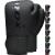 RDX Kids Boxing Gloves Sparring and Muay Thai Maya Hide Leather, Kara Patent Pending Junior Training Mitt for Kickboxing, Punching Bag, Focus Pads, MMA, Thai Pad, Double End Ball Punching Gloves BLACK 6OZ