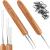Dreadlocks Crochet Hooks, Crochet Hooks for Dreadlocks, Dread Locks Crochet Loc Needle for Braid Craft 0.5mm ( 1 Hook and 2 Hooks) 2 PCS