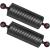 MINIFOCUS 2PCS Carbon Fiber Underwater Float Arm, D60mm, 8'', Aquatic Arm, Buoyancy Provided 300g*2, Dual 1'' Ball Buoyancy Floating ArmS Lighting System for Diving Tray Video Light/Strobe