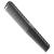Nicoone Professional Hair Combs Aviation Aluminum Metal Cutting Comb Hairdressing Comb Salon Comb Master Barber Comb for Cutting and Hair Styling Black- L 8.4x1in Black