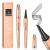 Housn eyebrow pencil eyebrow pencil with fork tip wiped-resistant waterproof liquid eyebrow pencil quickly drying and durable building a high-natural make-up (04# Schwarz) Light Black04