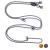 Floxic Premium Kleine Dog |Hundeleine 3M adjustable - Touline for small & medium -sized dogs - robust and stylish in gray or orange 3m | 8mm gray