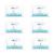 SONO Hand Sanitizing Wipes - Medical Grade Alcohol-free Sanitary Wipes - Sanitizer Wipes with Moisturizer and Bergamot Essential Oil - 6-Pack x 20 Count