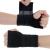 ACWOO Wrist Brace 2 Pack Elastic Wrist Support with Strap Adjustable Wrist Compression Relieves Wrist Pain Tendonitis Sports Use for Men and Women Right & Left (Black)