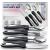 iMedic Comfort Grips Cutlery - Cutlery for Disabled Hands - Dishwasher Safe Disabled Cutlery for Adults - Disability Cutlery for Adults Suffering from Trembling Hands - 1 Set Silver/Black Single
