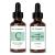 Vitamin C Serum 20% Pure L-Ascorbic Acid  Ferulic Acid  Vitamin E and HA and Hyaluronic Acid Serum with Vitamin B5 for Face and Eyes Natural Anti Aging Anti Wrinkle Set of 2 by Dr. Brenner