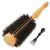 Wood Round Hair Brush with High-Density Boar Bristle for Blow Drying  Straightening  Styling Shoulder or Back Length Hair  Large Round Brush 1.2 Roller  2.4 with Bristles 2.4 Inch with Bristles (1.2 Inch Barrel)