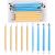 9-part puncture tool set puncture pencils with balls nail art pen set with storage box marble tool nail art tools for rock art painting nail design drawing