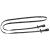 Kerbl Covalliero Antislip rubber reins black Full 1 piece (1 pack)