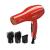 Red by Kiss 2000 Ceramic Hair Dryer  Professional Salon Blow Dryer 3 Attachments Included  2 Detangler Piks  1 Air Concentrator  Lightweight 1 Count (Pack of 1)