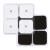 LotFancy TENS Unit Replacement Pads 40 Pcs 2x2 Snap Electrodes Pads Reusable Tens Pads for EMS Muscle Stimulator Using 3.5mm Snap Connector