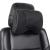 Easy Eagle Auto Naked pillow made of suede and memory foam neck pillow with removable fastening belt for car seat black 1 piece