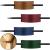 4 pieces Leather Hair Barrette with Stick Leather Hair Accessories Hair Barrettes Stick Hair Clip Hair Stick Ponytail Hair Pin for Women Long Hair 4 Colors (Khaki  Royalblue  Dark Green  Rose Red) Dark Green Khaki
