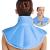 REVIX Ice Pack for Neck and Shoulders Upper Back Pain Relief, Large Neck Ice Pack Wrap with Soft Plush Lining, Reusable Gel Cold Compress for Rotator Cuff Injuries, Swelling Skyblue